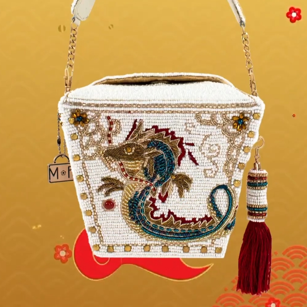 Mary frances noble dragon handbag